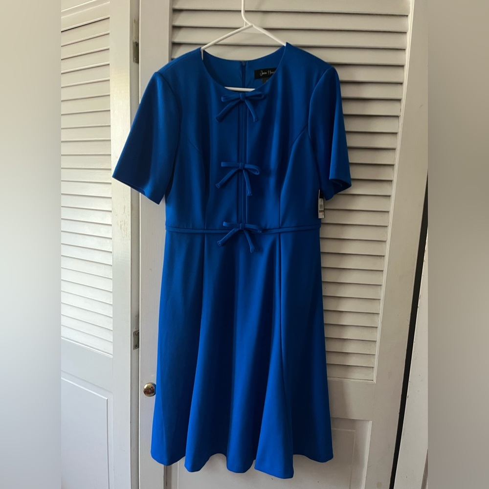 Jessica Howard Cobalt Blue Midi Dress
